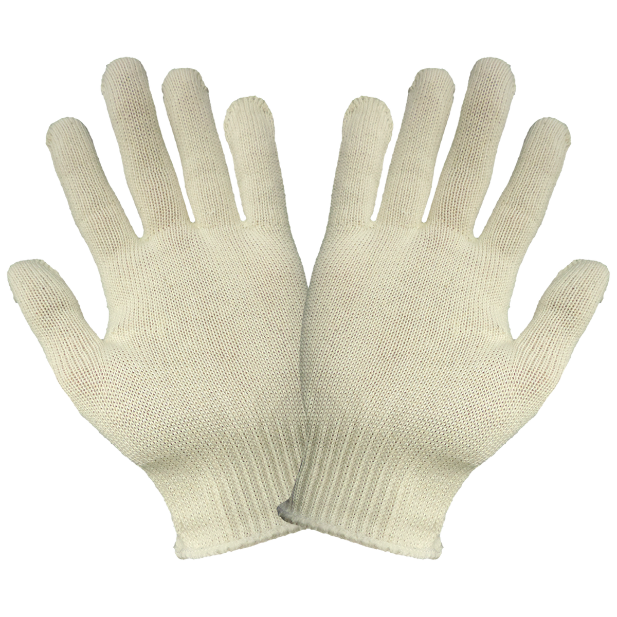 S13 13-Gauge Cotton/Polyester String Knit Gloves - S13 original manufacturer LR view; Case of 300 pairs