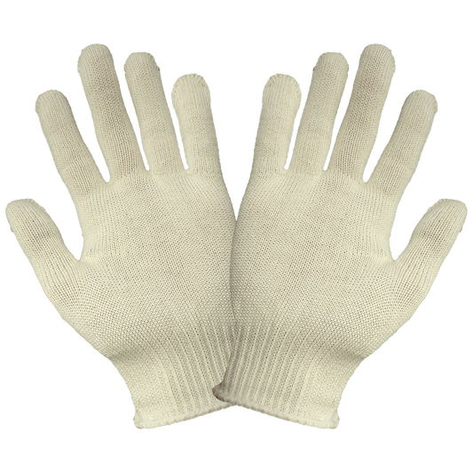 Global Glove S13 13-Gauge Cotton/Polyester String Knit Gloves – Sold by the Case (300 Pairs)