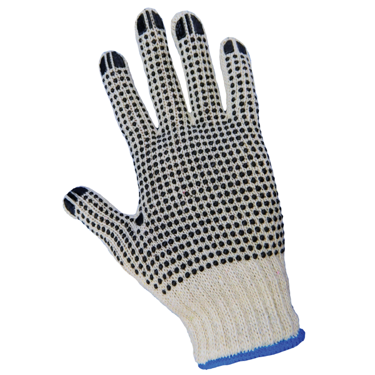 S55D2 Two-Side PVC Dotted String Knit Gloves - S55D2 original manufacturer L view; Case of 300 pairs