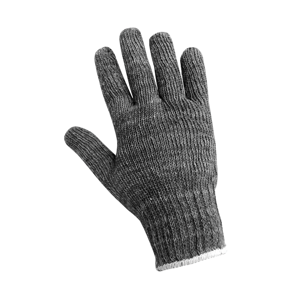 S55G Gray 7-Gauge Cotton/Polyester String Knit Gloves - S55G original manufacturer L view; Case of 300 pairs
