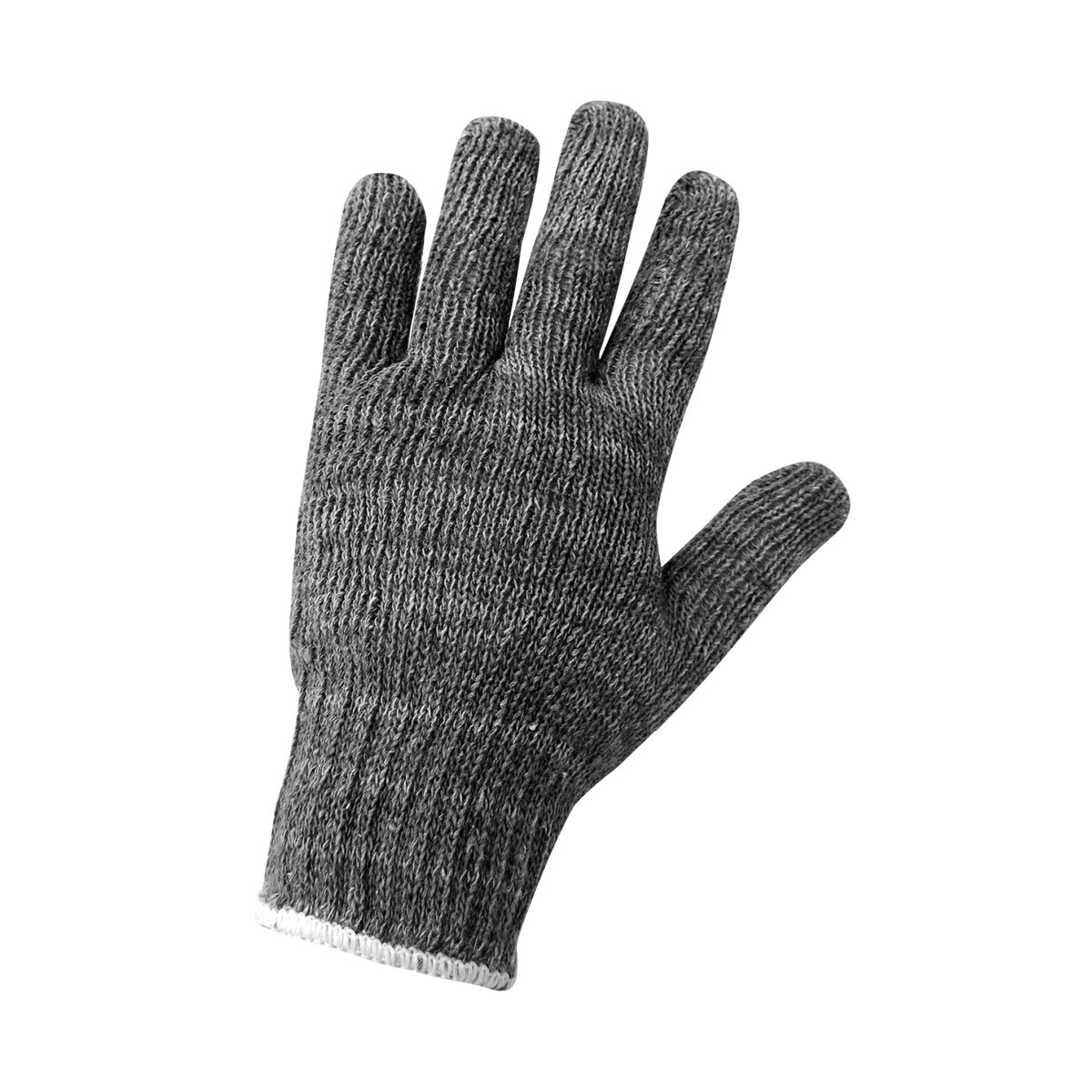 S55G Gray 7-Gauge Cotton/Polyester String Knit Gloves - S55G original manufacturer L view; Case of 300 pairs