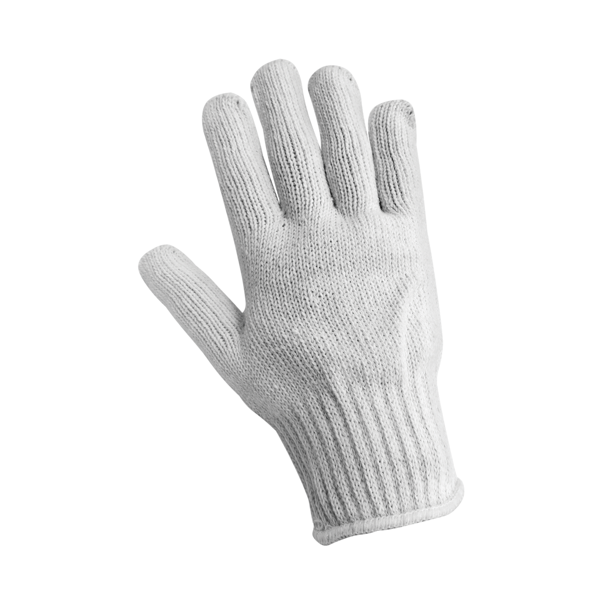 S65BW White 7-Gauge Cotton/Polyester String Knit Gloves - S65BW original manufacturer L view; Case of 300 pairs