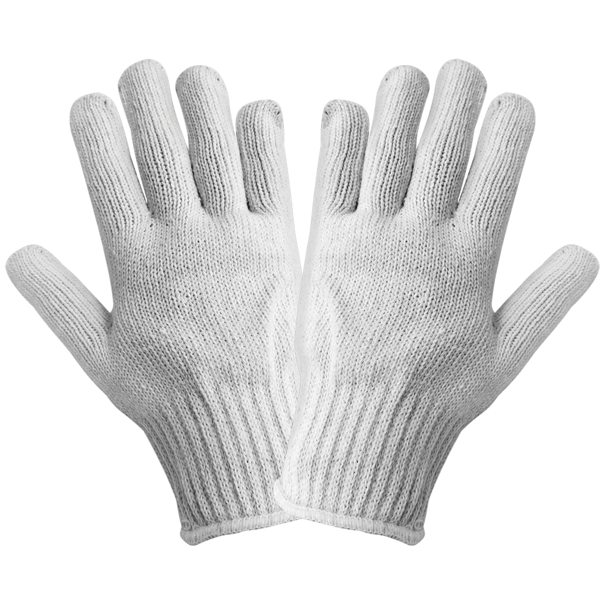 Global Glove S90BW Heavyweight White String Knit Gloves – Sold by the Case (300 Pairs) - view 4