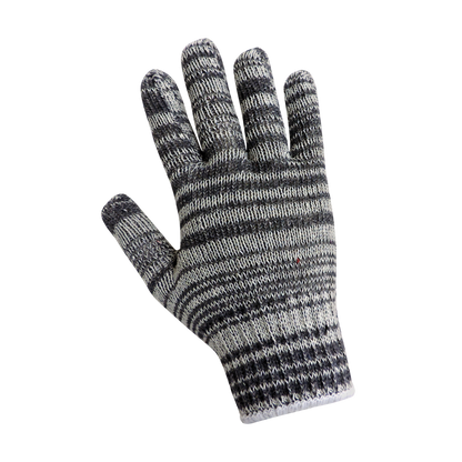 Global Glove S92K Gray/Black 7-Gauge String Knit Gloves – Sold by the Case (300 Pairs) - view 2