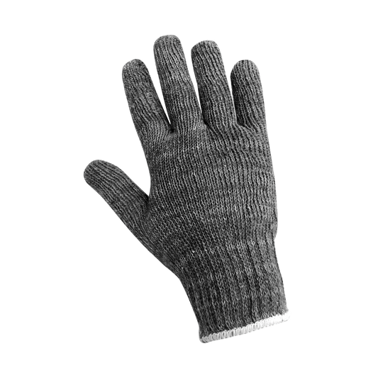 Global Glove S98G Heavyweight Gray String Knit Gloves – Sold by the Case (300 Pairs)