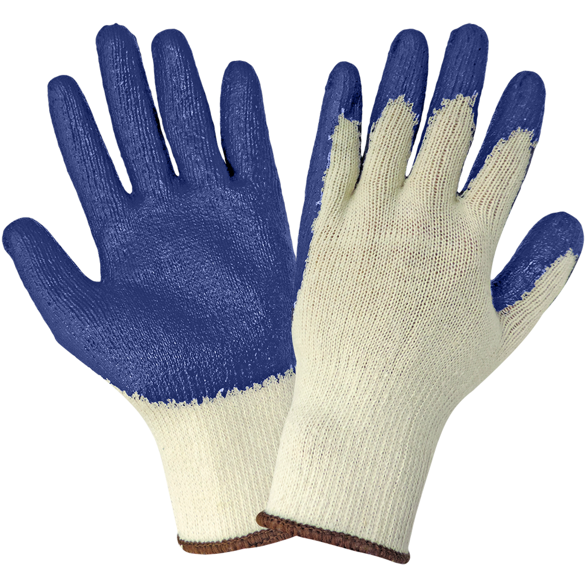 Global Glove S966 - manufacturer model photo - Natural with blue coating