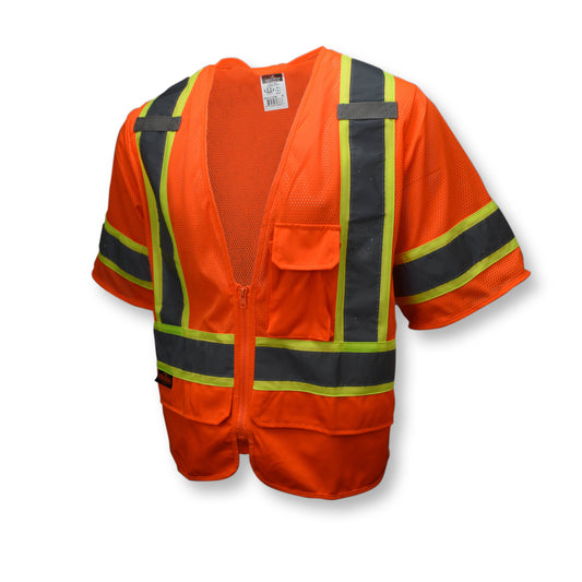 Radians SV272-3 - Type R Class 3 Multipurpose Mesh Surveyor Vest - Hi-Vis Orange