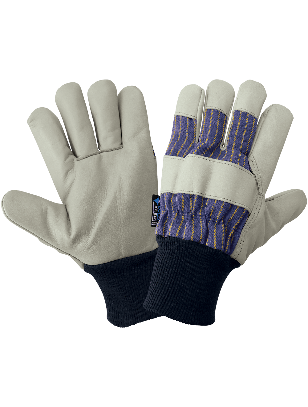 Global Glove - 2950KW - Leather Palm Gloves - insulated - blue