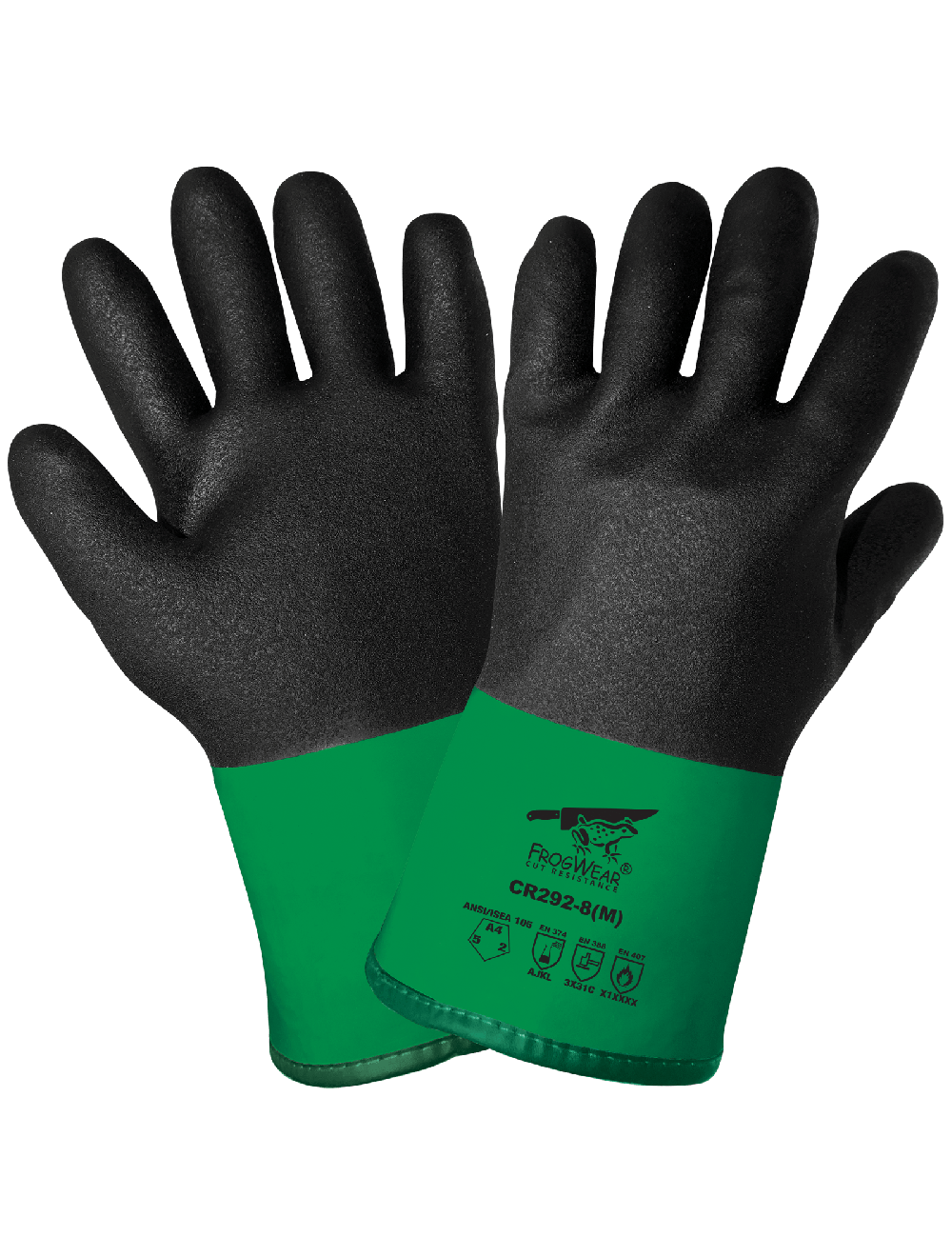 FrogWear® - CR292 - Chemical Handling Gloves - cut level A4 - tan