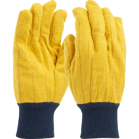 PIP FM18KWK – Regular Grade Chore Glove with Double Layer Palm, Single Layer Back and Nap-Out Finish - Knit Wrist