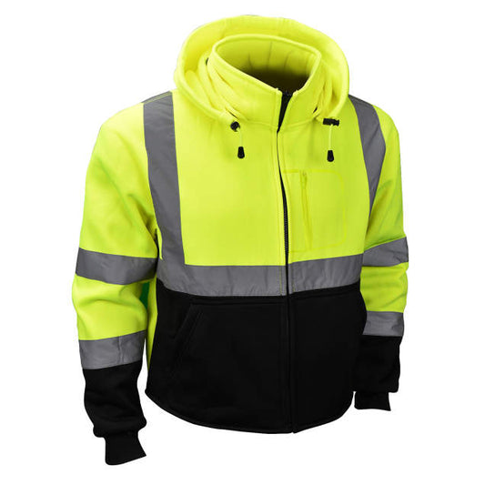 Radians SJ32-3 Color Blocked Sweatshirt with Removable Hood