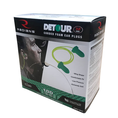 Radians FP31 - Detour® 32 Disposable Foam Earplugs - Corded - additional view