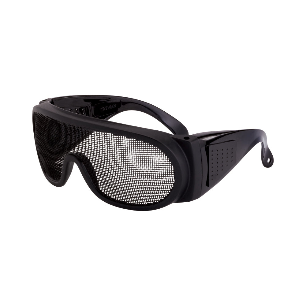 Crossfire WIREMESH - Wire Mesh Over the Glass Safety Eyewear - Black / Wire Mesh