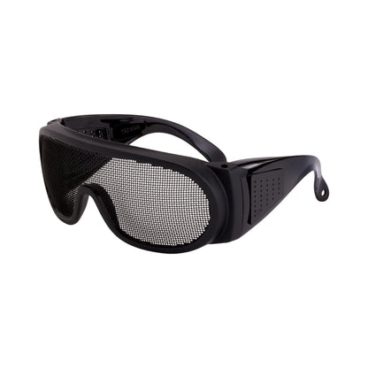 Crossfire WIREMESH - Wire Mesh Over the Glass Safety Eyewear - Black / Wire Mesh