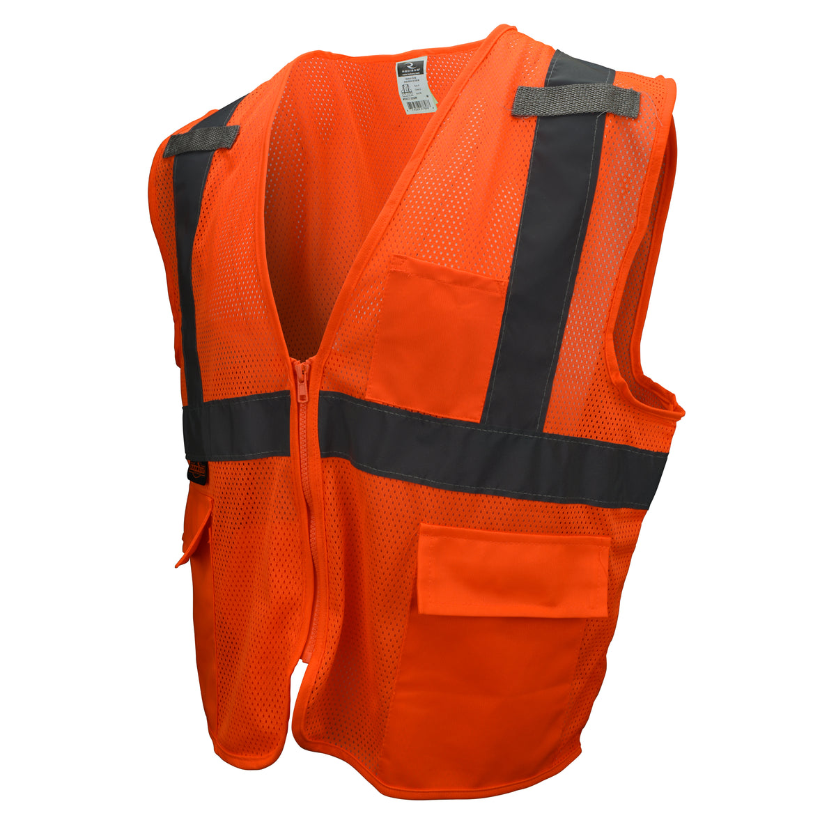 Radians SV27 - Mesh Economy Type R Class 2 Mesh Safety Vest - Hi-Vis Orange