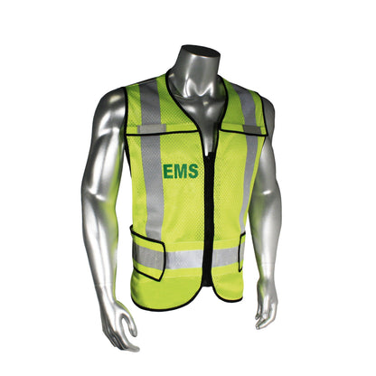 Radwear USA LHV-5-PC-ZR - Class 2 Breakaway Vest - EMS - Hi-Vis Green