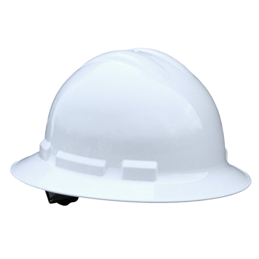 Radians QHP4 - Quartz™ Full Brim 4 Point Pinlock Hard Hat - White