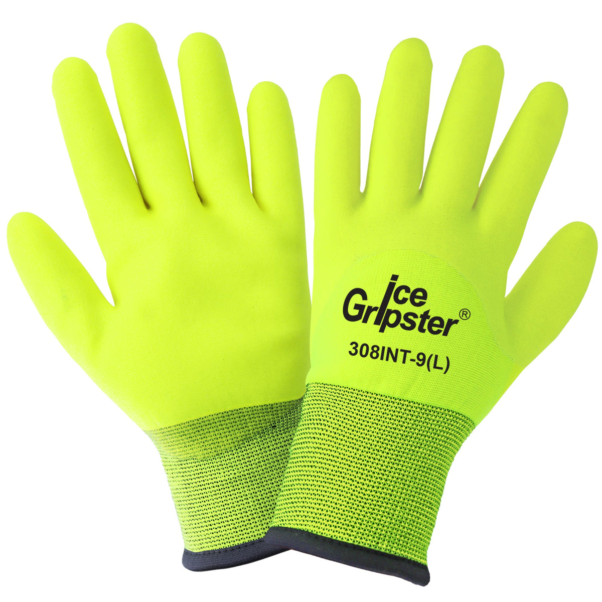 Global Glove Ice 308INT Hi-Vis Insulated PVC Cut Resistant Gloves - Three-Quarter Coated, ANSI A2 - view 11