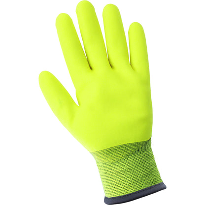 Global Glove Ice 308INT Hi-Vis Insulated PVC Cut Resistant Gloves - Three-Quarter Coated, ANSI A2 - view 13