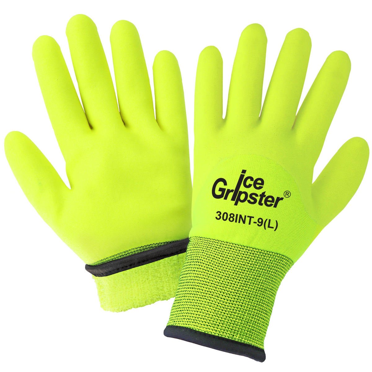 Global Glove Ice 308INT Hi-Vis Insulated PVC Cut Resistant Gloves - Three-Quarter Coated, ANSI A2 - view 15