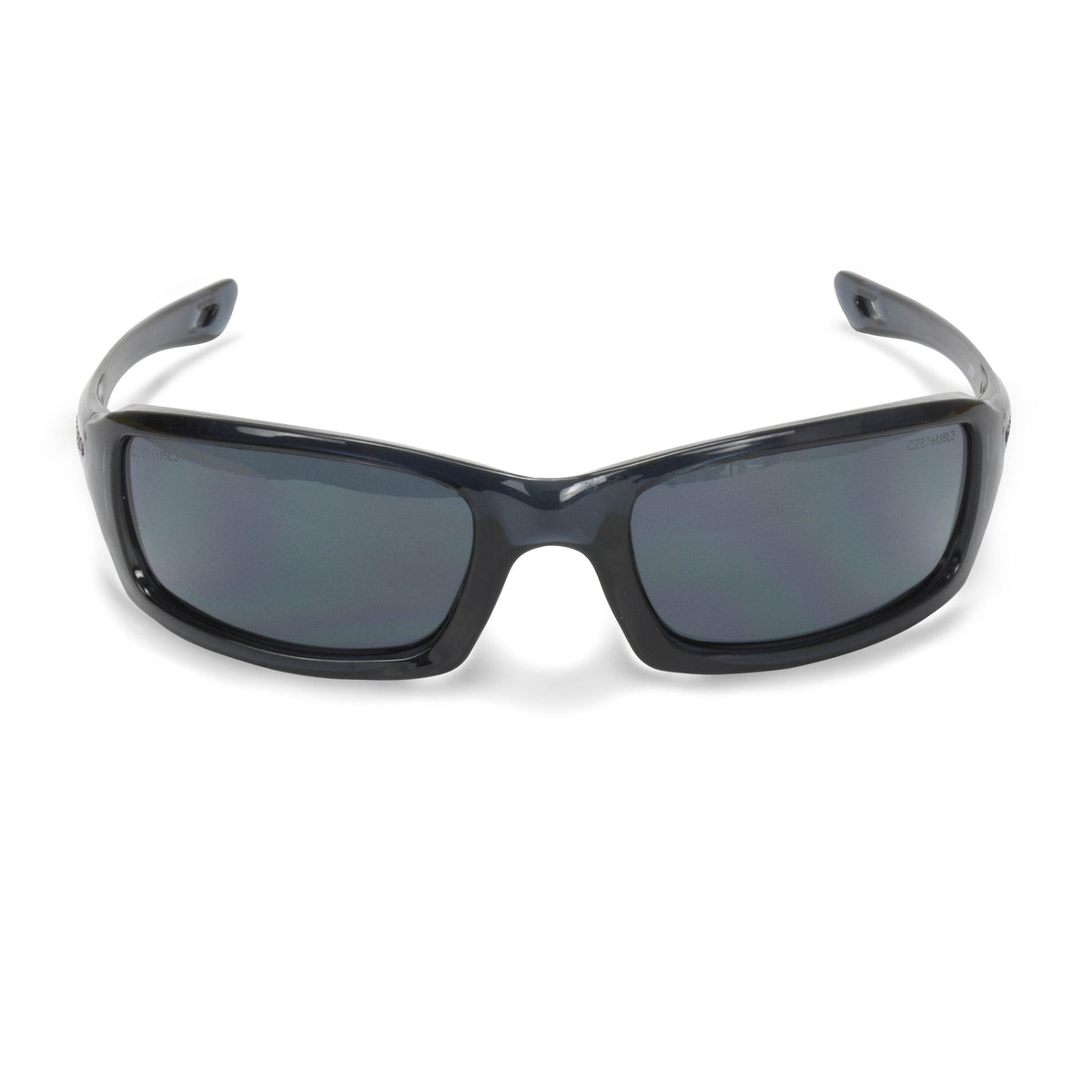Crossfire M6A - Premium Safety Eyewear - Crystal Black Frame - Smoke Lens - additional view