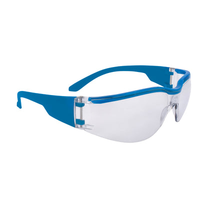 Radians MD1-IQ - MetSafe™ MD1 IQ Metal-Detectable Wraparound Safety Glass - Blue / Clear IQ