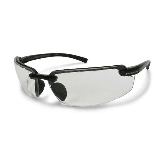 Crossfire ES7 - InViz™ Magnifier Safety Eyewear - Clear Lens - 1.5 Diopter - Crystal Black / Clear