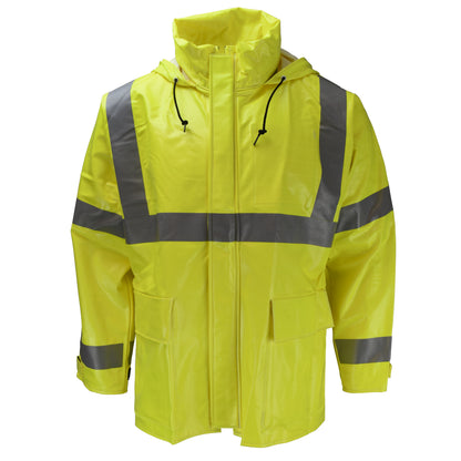 Neese 267AJ - Dura Arc II Jacket with Attached Hood - Hi-Vis Lime