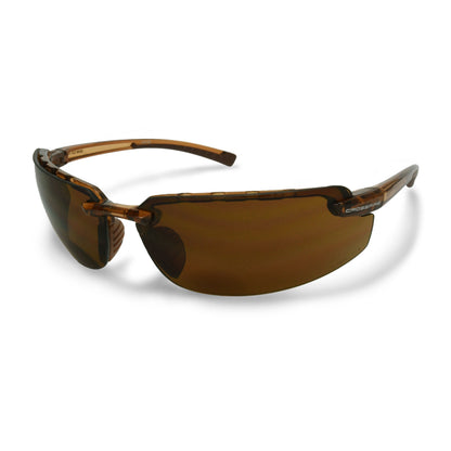 Crossfire ES7 - InViz™ Magnifier Safety Eyewear - Clear Lens - 1.5 Diopter - Crystal Brown / HD Brown