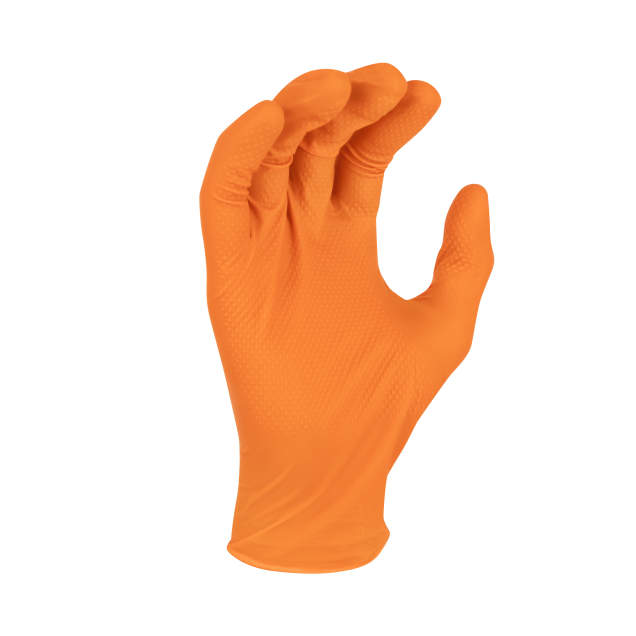 Radians RWG9606 6 Mil Nitrile Diamond Grip Disposable Industrial Grade Glove