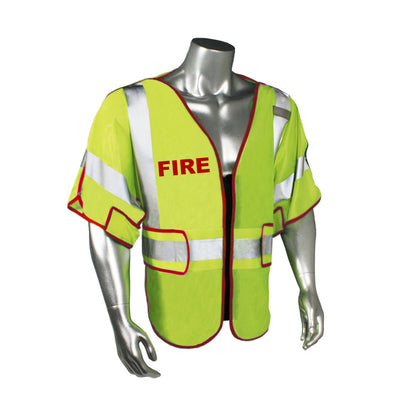 Radwear USA LHV-PS3-DSZR - Class 3 Safety Vest - EMS - Hi-Vis Green