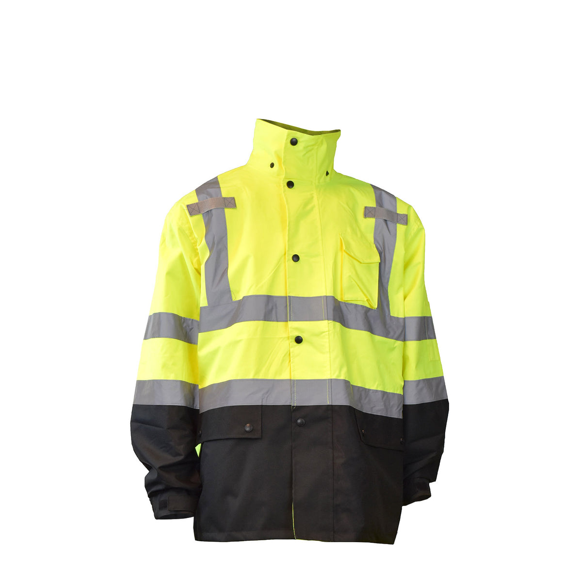 Radians RW30-3Z1Y - RW30-3Z1 General Purpose Rain Jacket - Hi-Vis Green