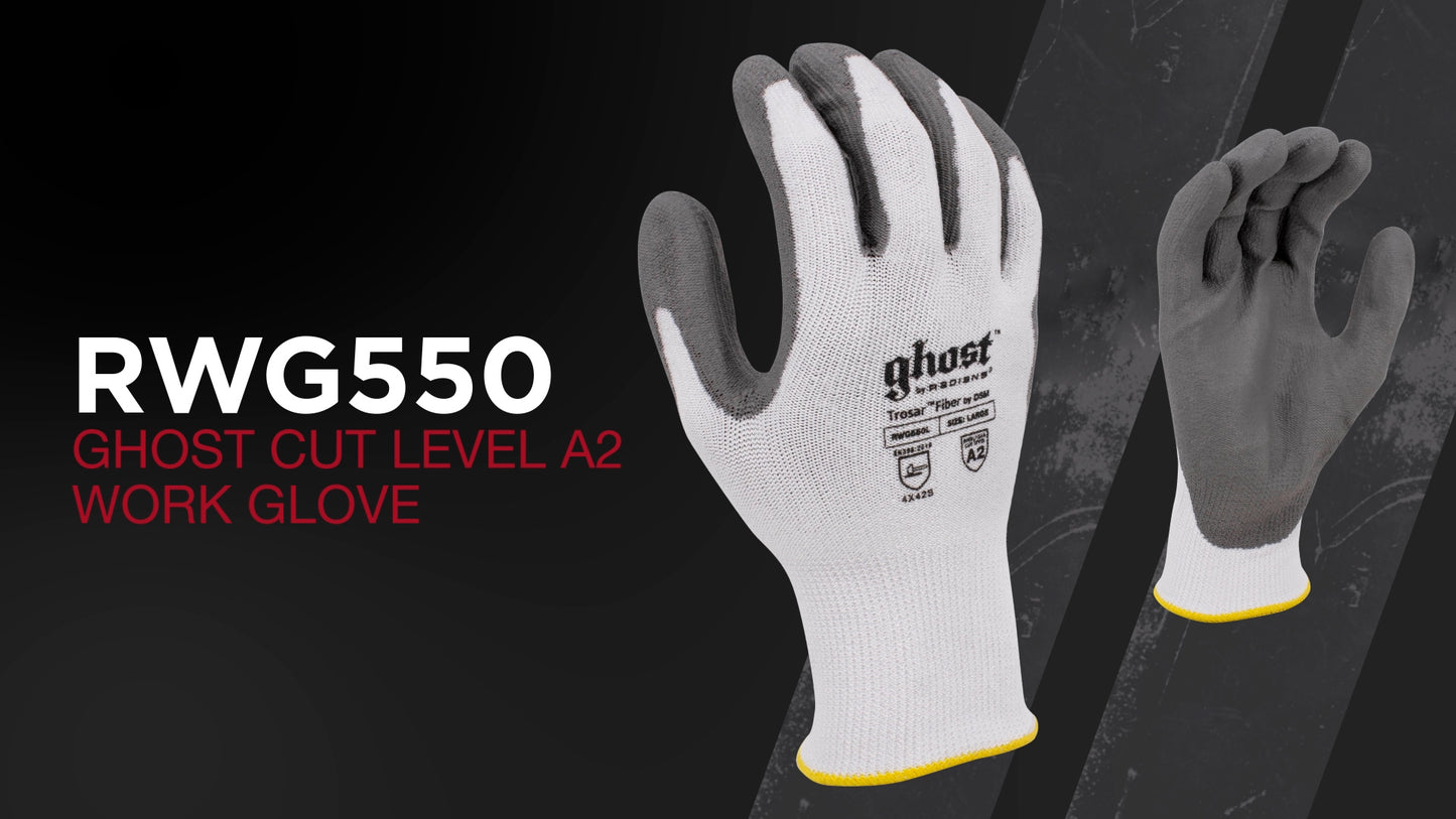 Radians RWG550 Ghost™ Series Cut Protection Level A2 Work Glove