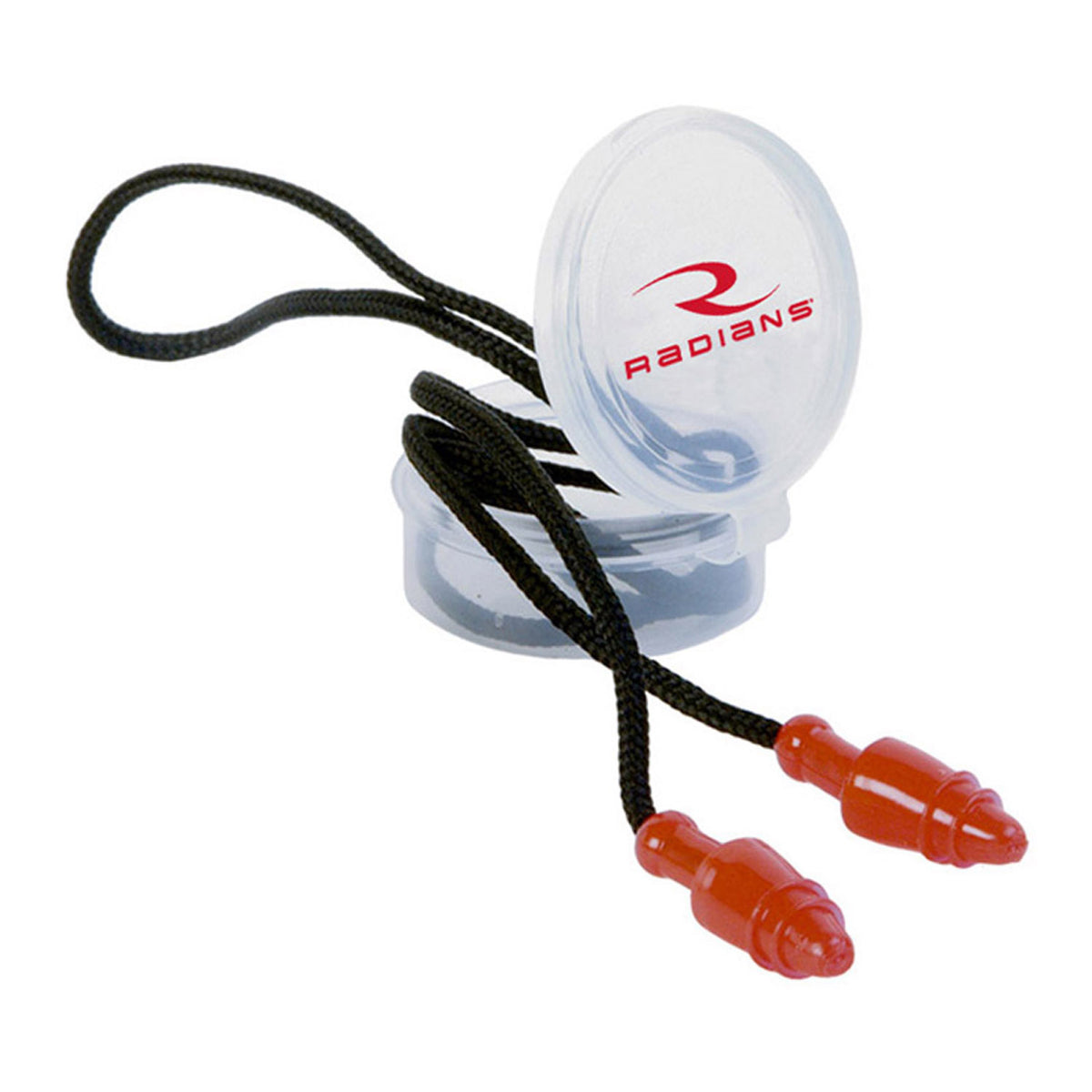 Radians JP3150ID - Snug Plug Earplugs - Corded - in Case - Red