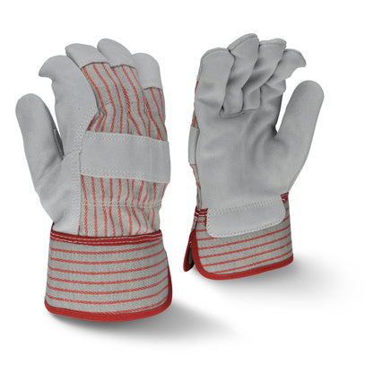 Radians RWG3105 - Fleece Lined Economy Shoulder Gray Split Leather Glove - Gray