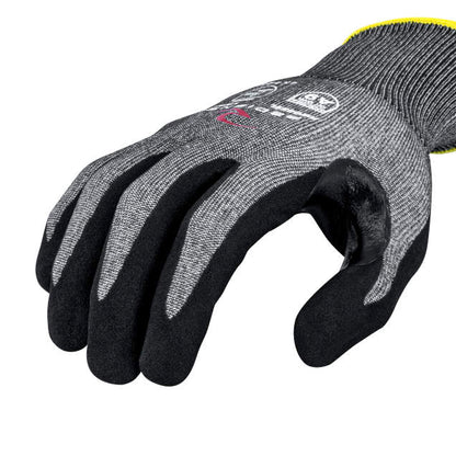 Radians RWG589 Cut Protection Level A9 Sandy Foam Nitrile Coated Glove
