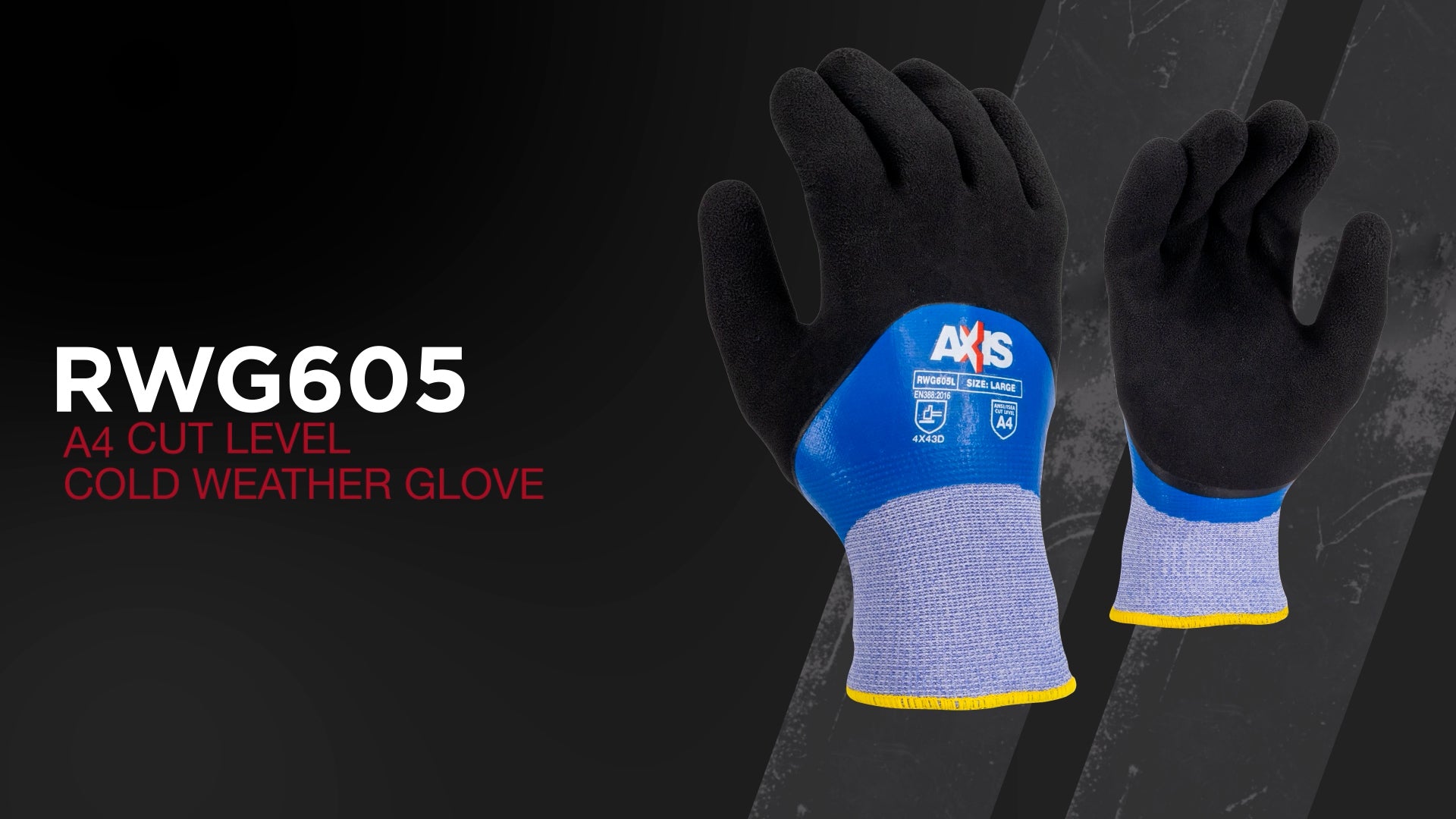 Radians RWG605 Cut Protection Level A4 Cold Weather Glove