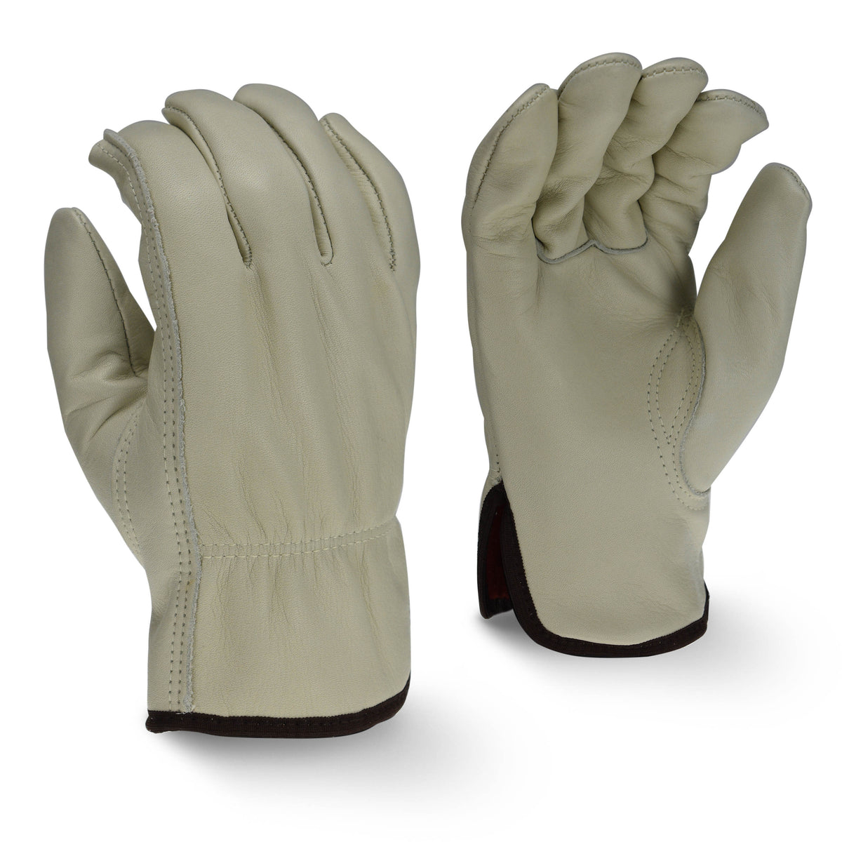 Radians RWG4225 - Fleece Lined Standard Grain Cowhide Leather Driver - Gray