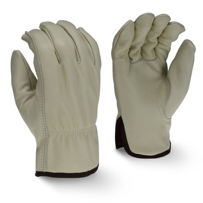 Radians RWG4225 - Fleece Lined Standard Grain Cowhide Leather Driver - Gray