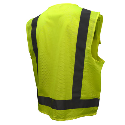Radians SV7 - Surveyor Type R Class 2 Solid/Mesh Safety Vest - additional view