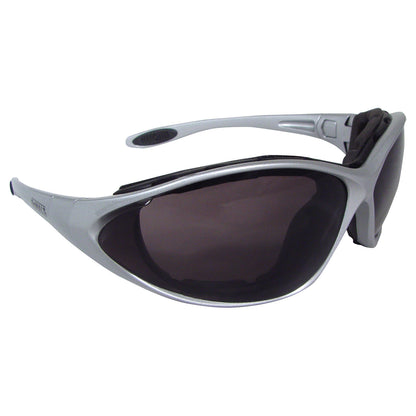 DEWALT DPG95 - Framework™ Protective Eyewear - Silver Frame - Clear Lens - Silver / Smoke
