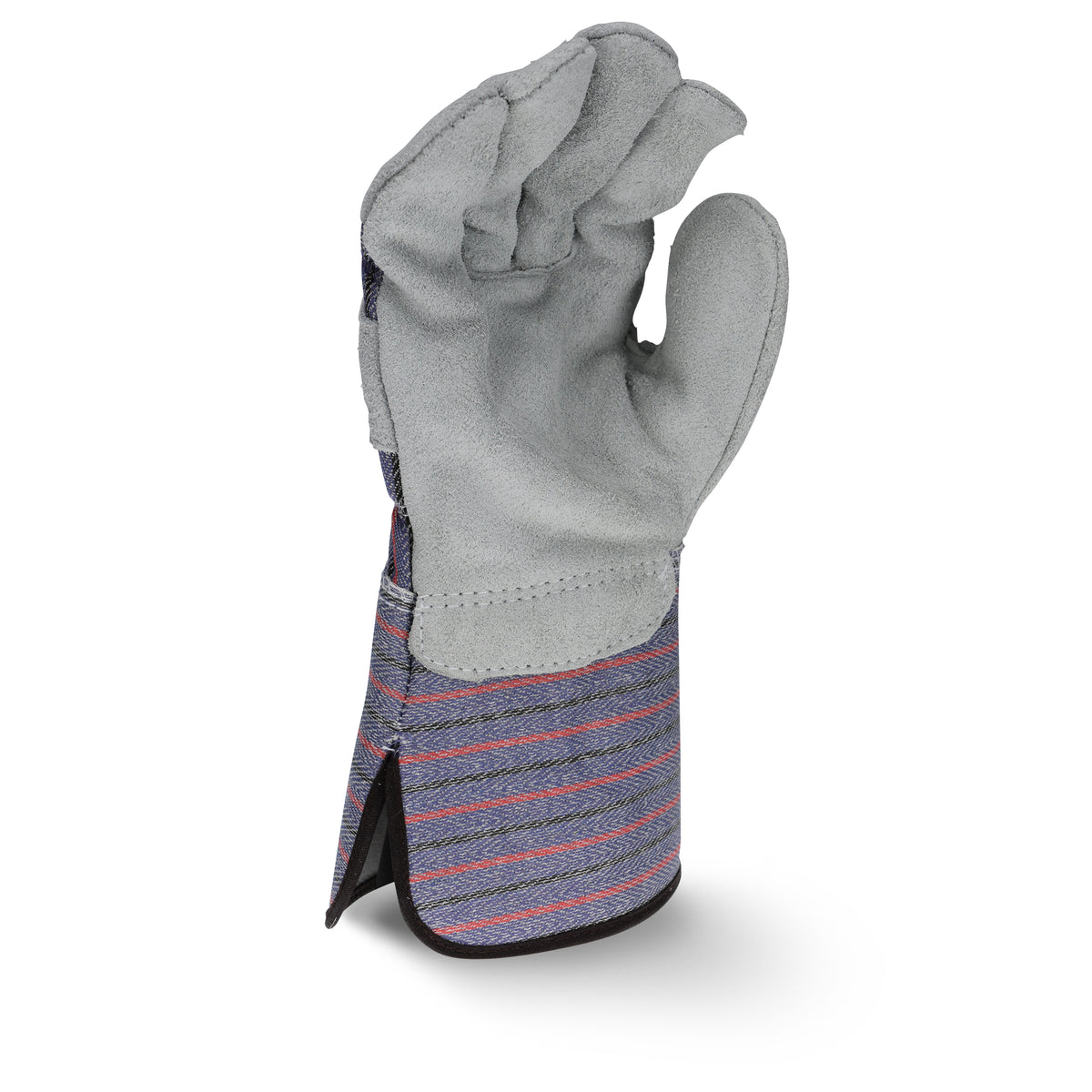 Radians RWG3200G - Regular Shoulder Gray Split Cowhide Leather Glove with Gauntlet Cuff - additional view