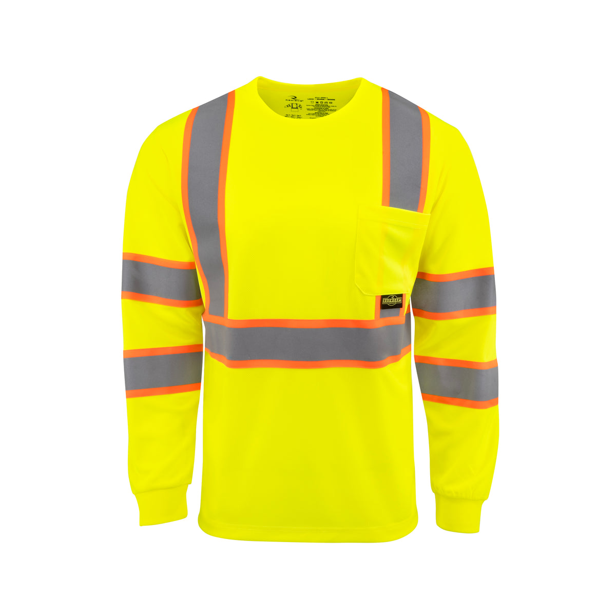 Radians ST41-3 - Class 3 Mesh Long Sleeve T-Shirt with Contrast Trim - additional view