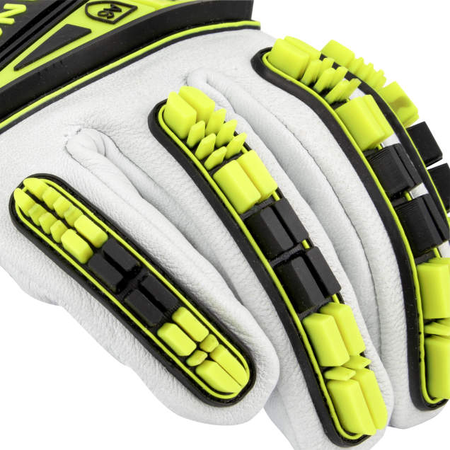 Radians RWG86 KAMORI® Goatskin Leather HPPE Lined A6 Cut Protection Glove with TPR