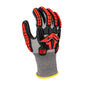 Radians RWG581 Cut Level A8 Foam Nitrile Coated Glove with TPR Impact Protection