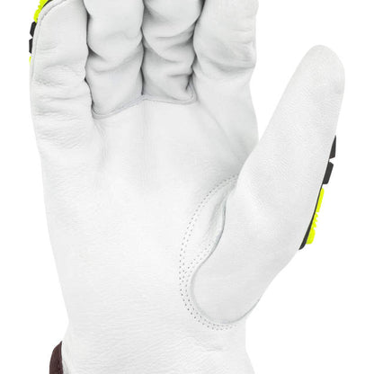 Radians RWG86 KAMORI® Goatskin Leather HPPE Lined A6 Cut Protection Glove with TPR