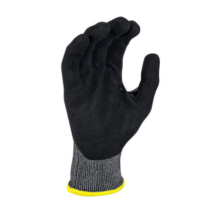 Radians RWG589 Cut Protection Level A9 Sandy Foam Nitrile Coated Glove