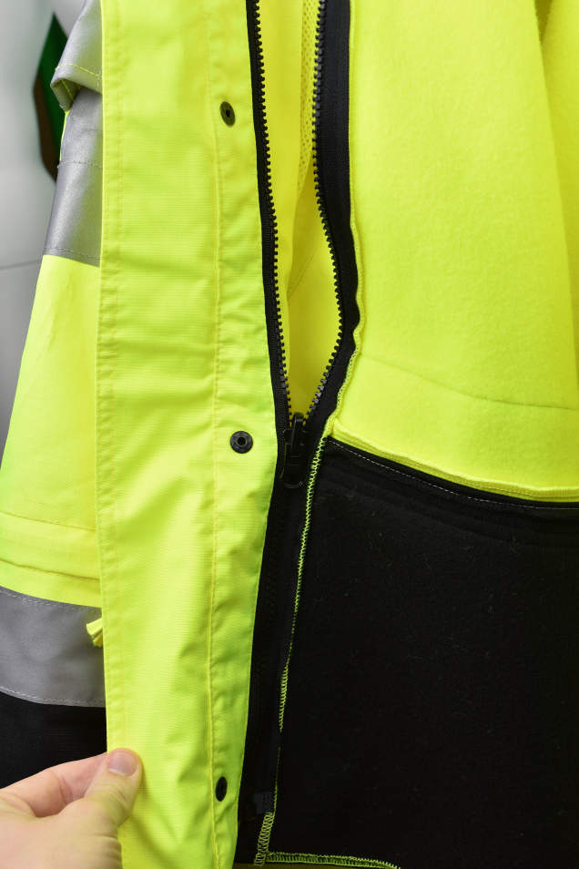 Radians SJ32-3 Color Blocked Sweatshirt with Removable Hood
