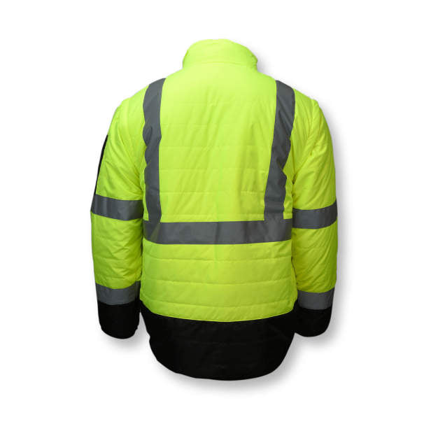 Radians SJ510 Quilted Reversible Jacket with Zip-Off Sleeves