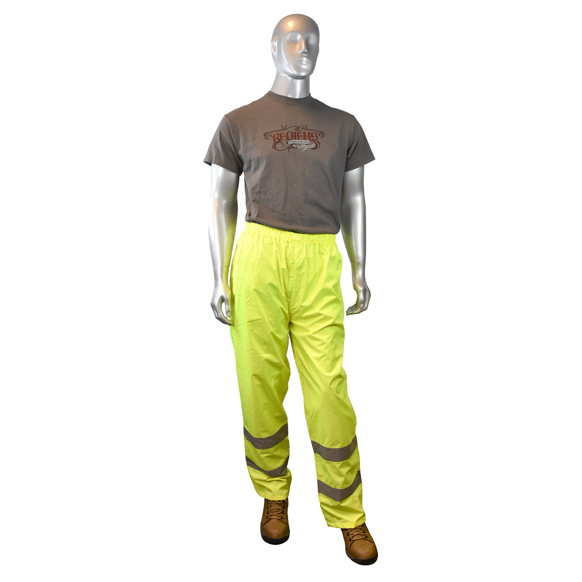 Radians RW10-ES1Y - Lightweight Rain Pants - Hi-Vis Green
